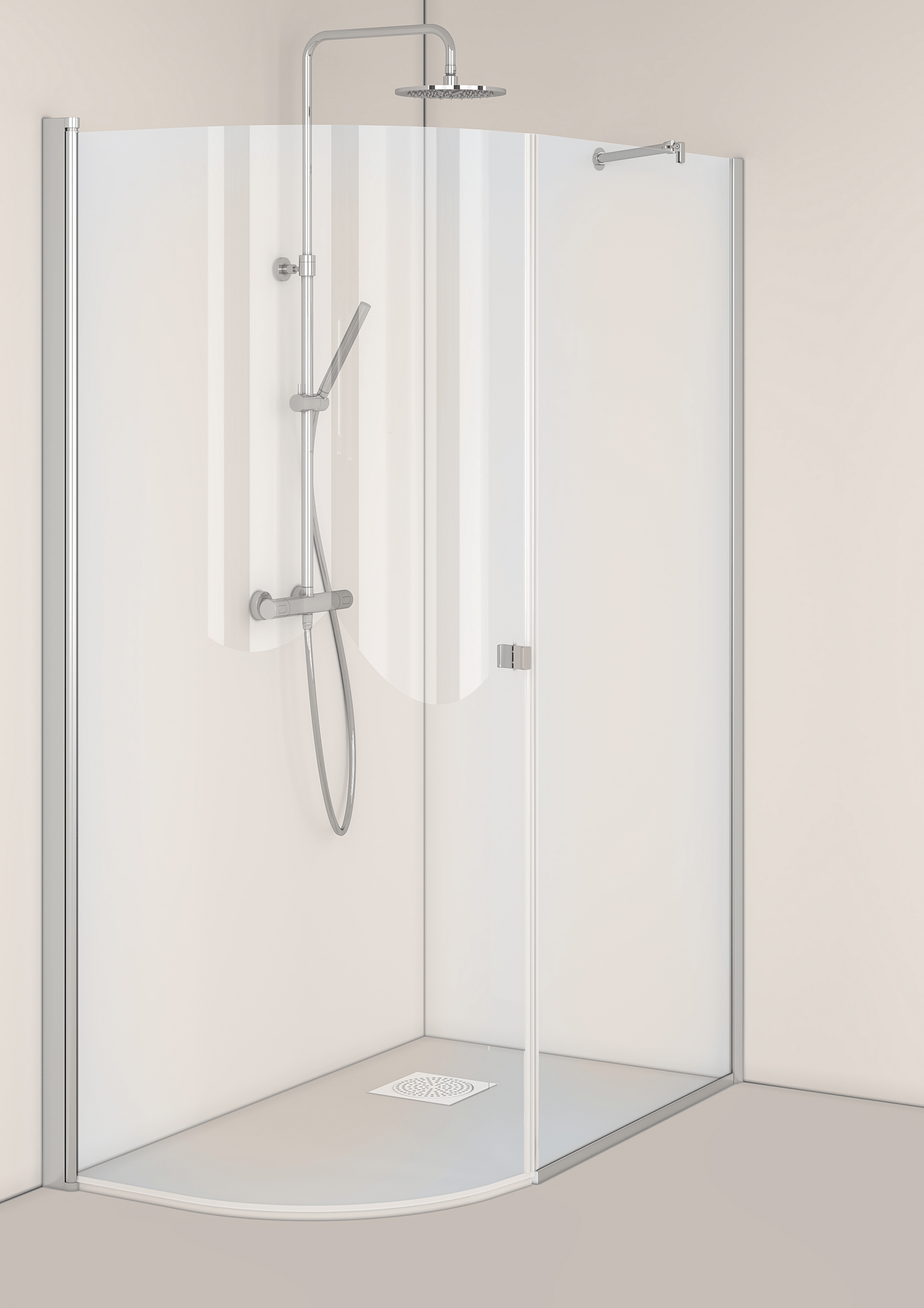 Duschhörn Hafa Duschhörn Hafa Igloo Pro IWall JDörr 80 Klarglas KRauta