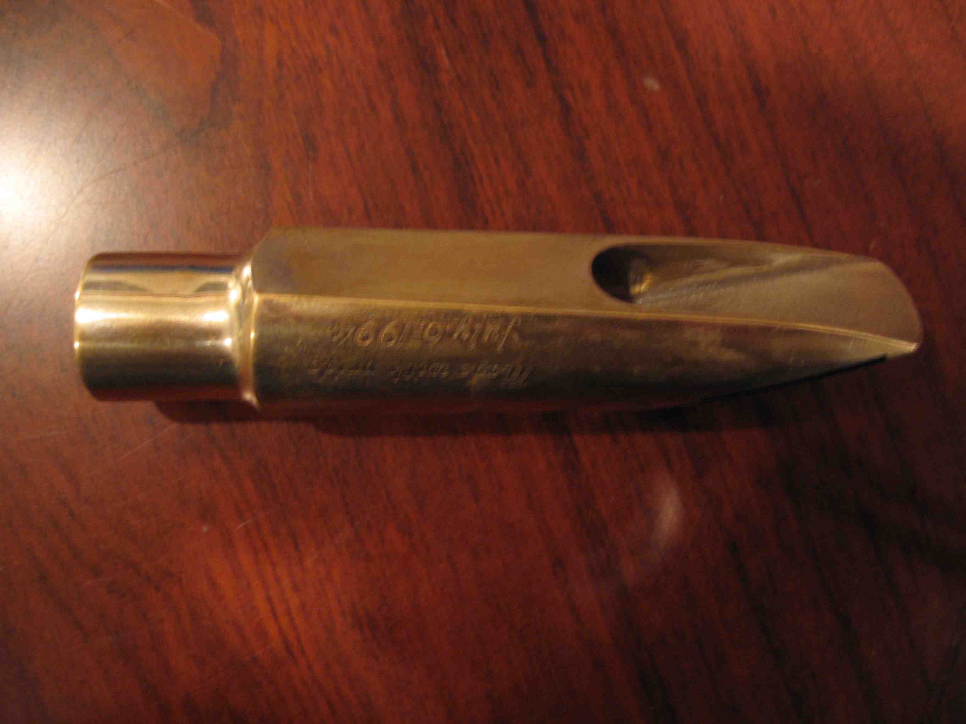 Dave Jary Customized Otto Link Tenor Mouthpiece