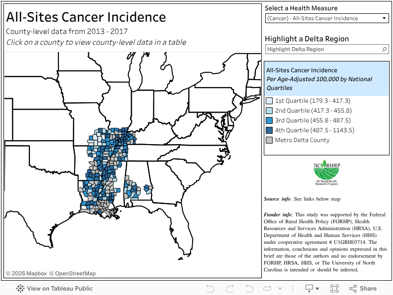 Rural Delta Region Map Tool Sheps Center