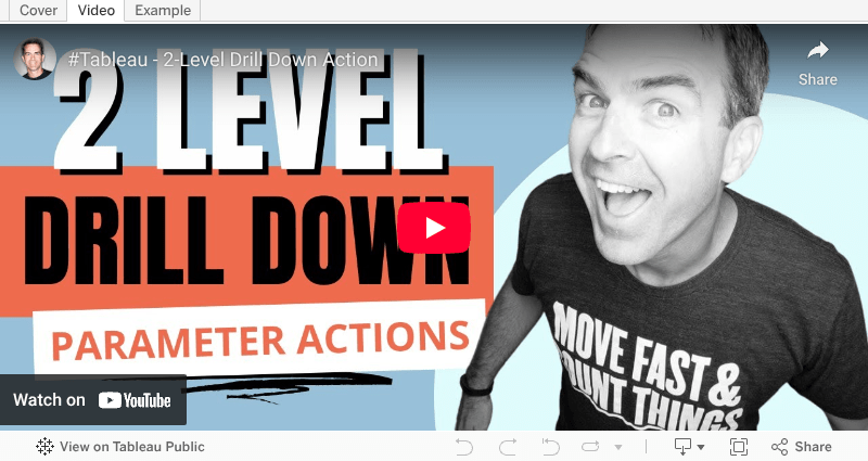 How to Create a TwoLevel Drill Down in Tableau