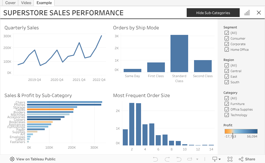 How to Use Show/Hide Buttons in Tableau Dashboards