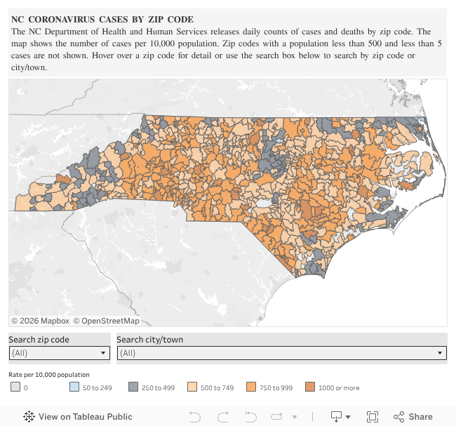 NC coronavirus updates Case count tops 131,000 Charlotte Observer