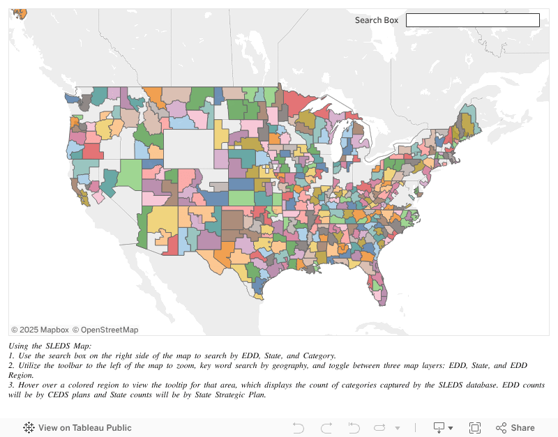 EDA Matrix of State and Local Economic Development Strategies