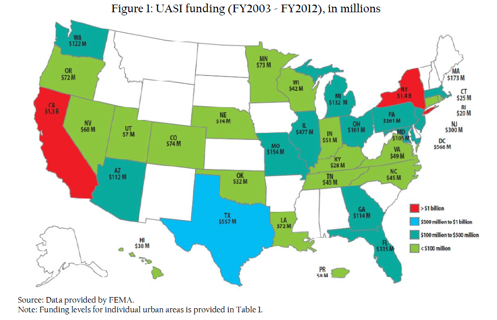 Senator Coburn DHS Urban Areas Security Initiative Waste Report