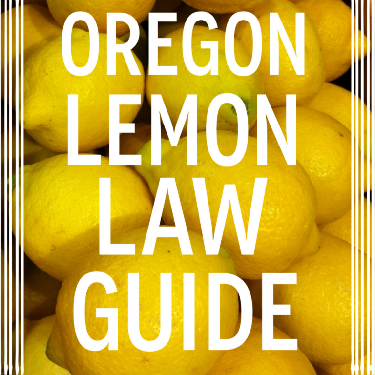 Oregon Lemon Law Guide