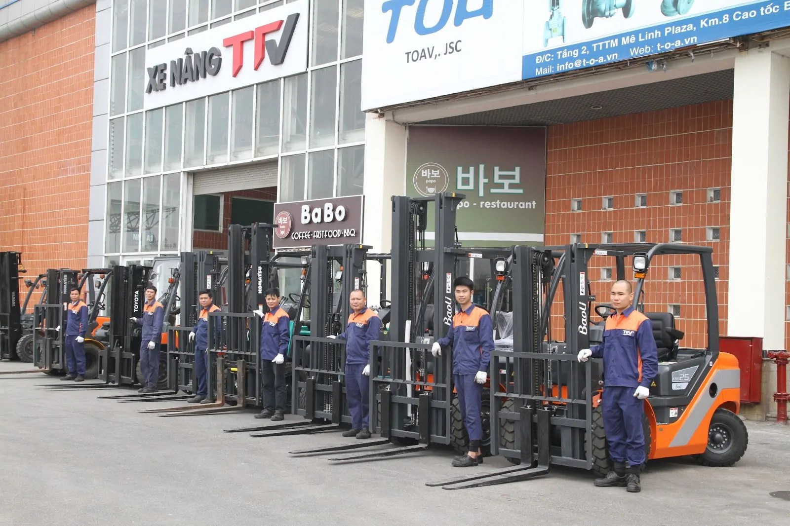 Kion Baoli forklift dealer in Vietnam Publicist Paper