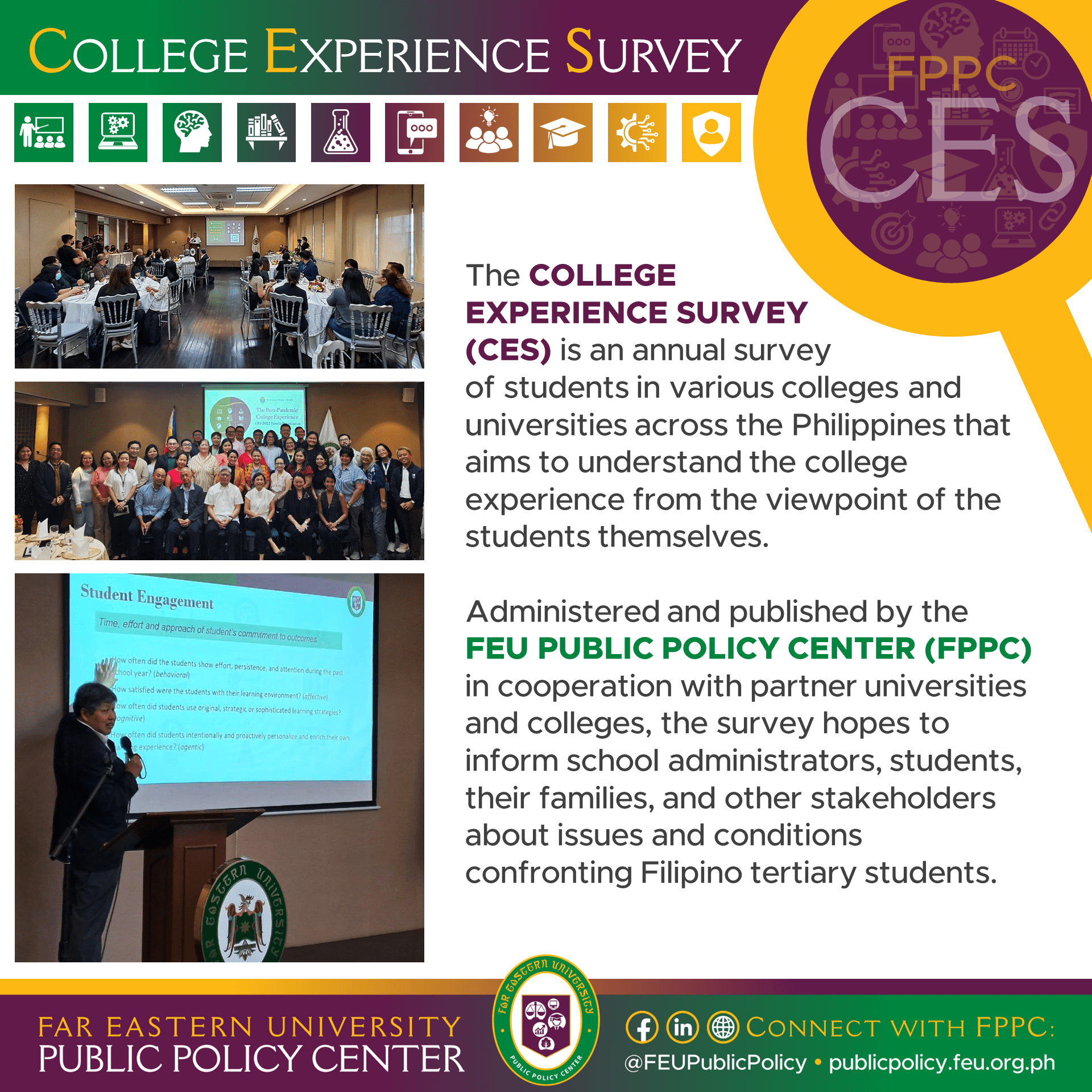 College Experience Survey FEU Public Policy Center