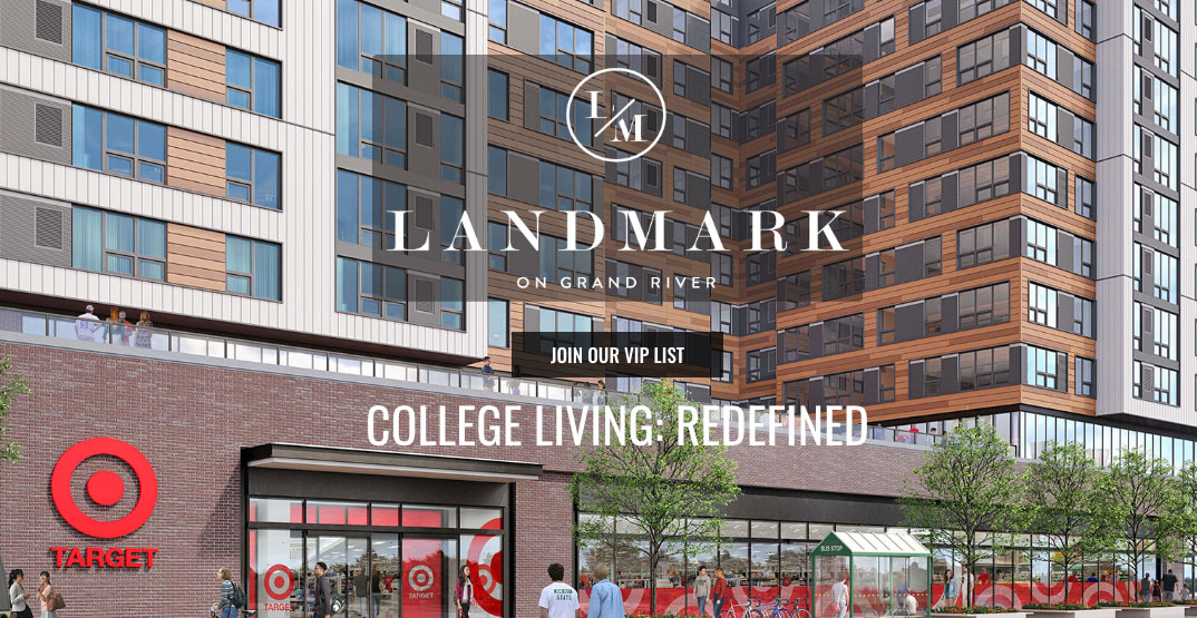 It's official the Landmark is "purposebuilt student housing