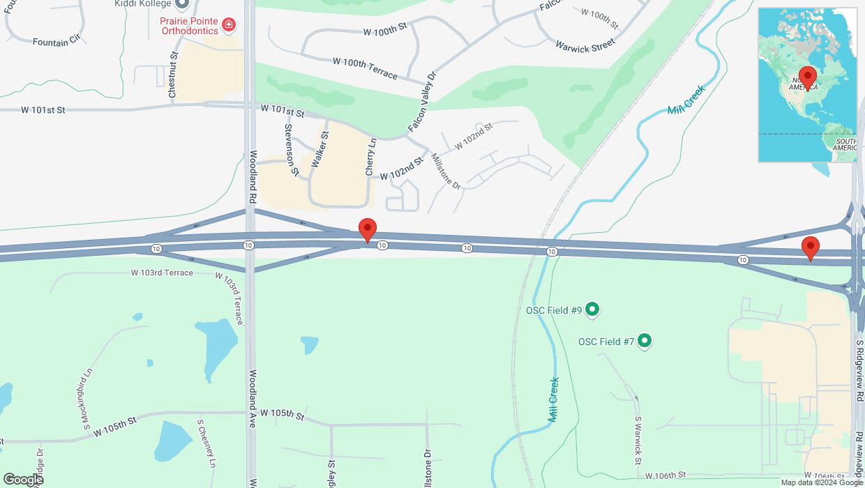 Live K10 traffic updates, in KC, Johnson County, Lawrence Kansas