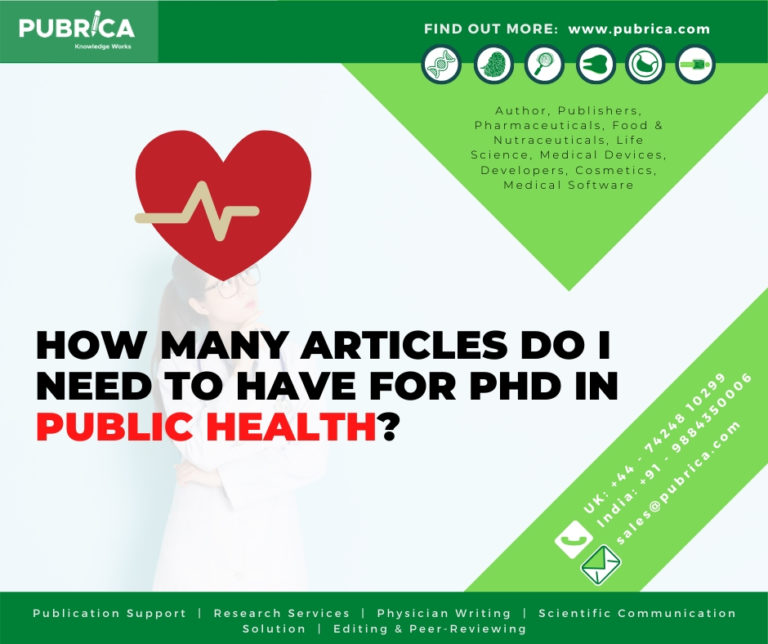 How Many Articles Do I Need To Have For Phd In Public Health? Academy