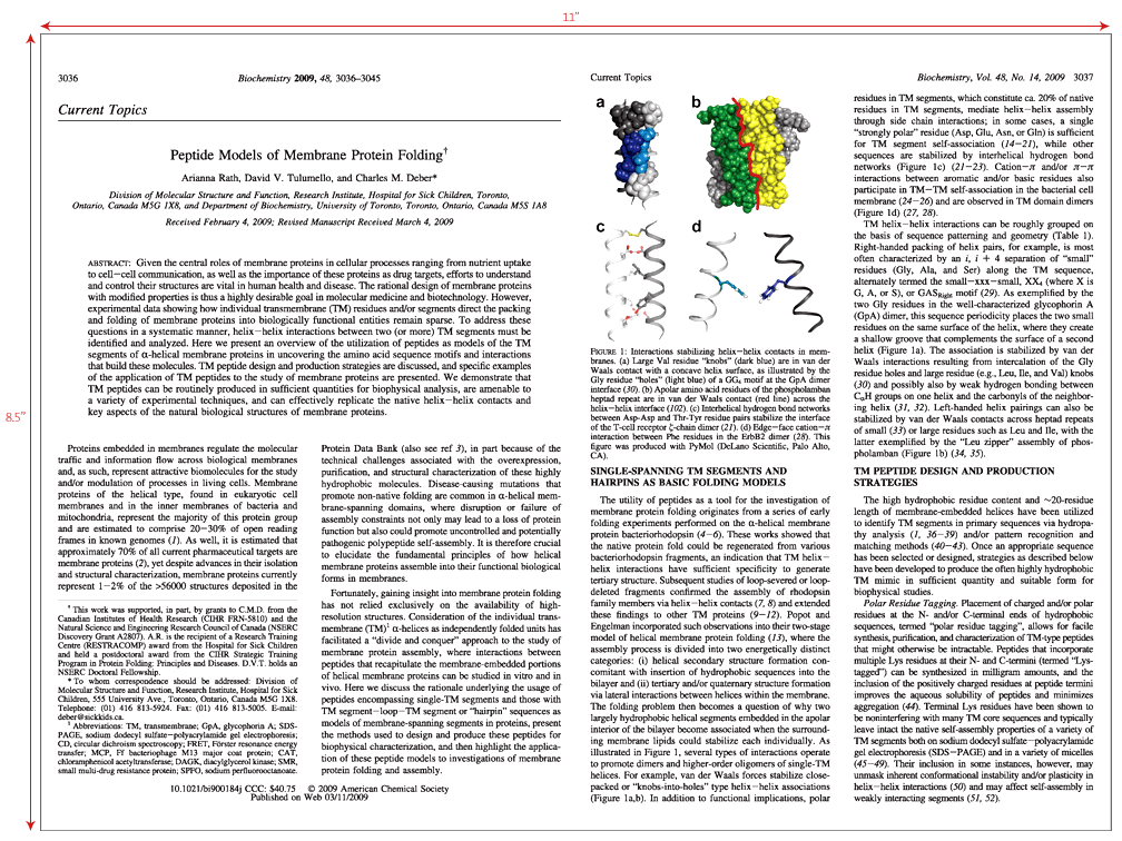 ACS Condensed Print
