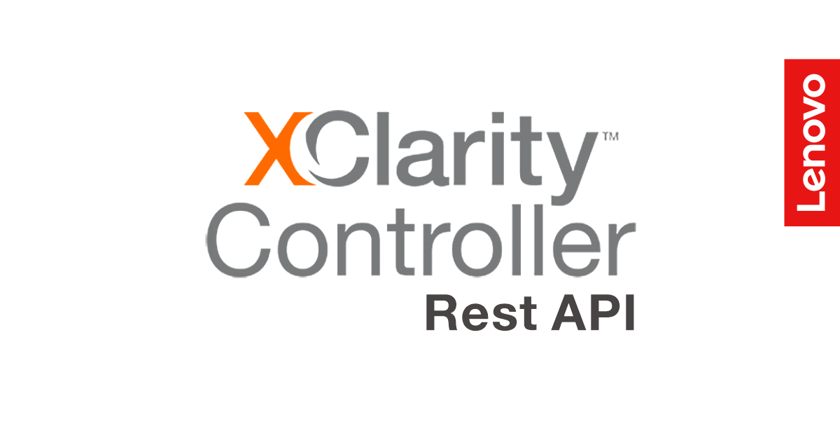 Introduction XCC2RESTAPI Lenovo Docs