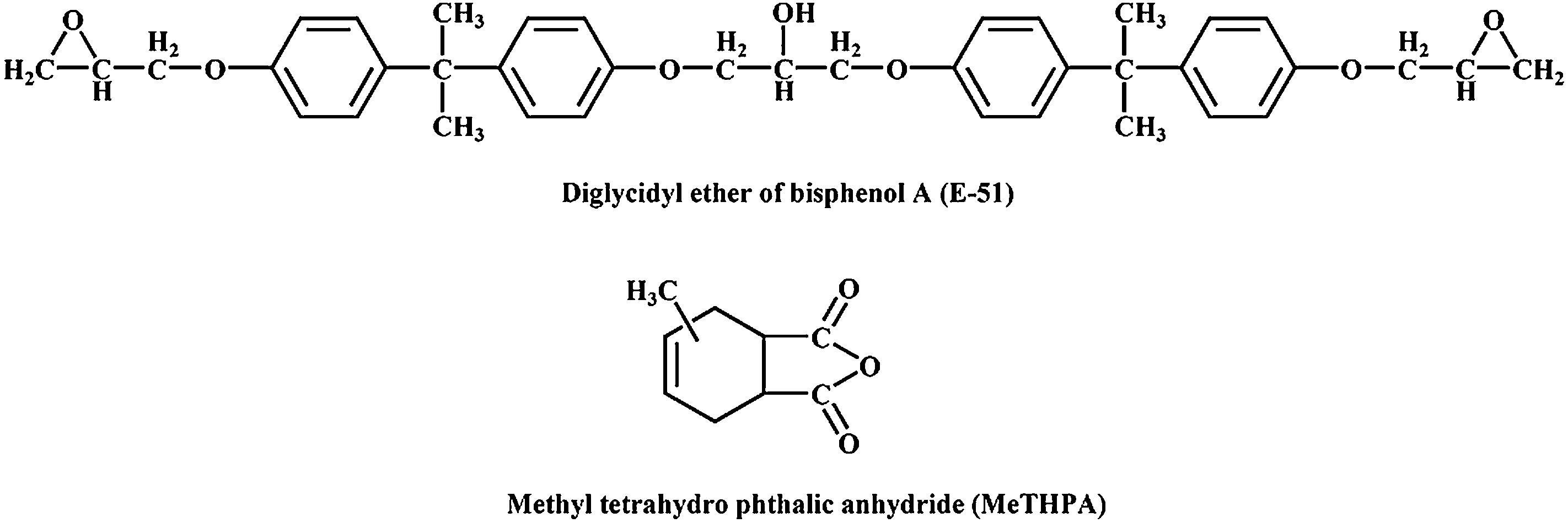 Chemical of epoxy resin in nearcritical water by an acid