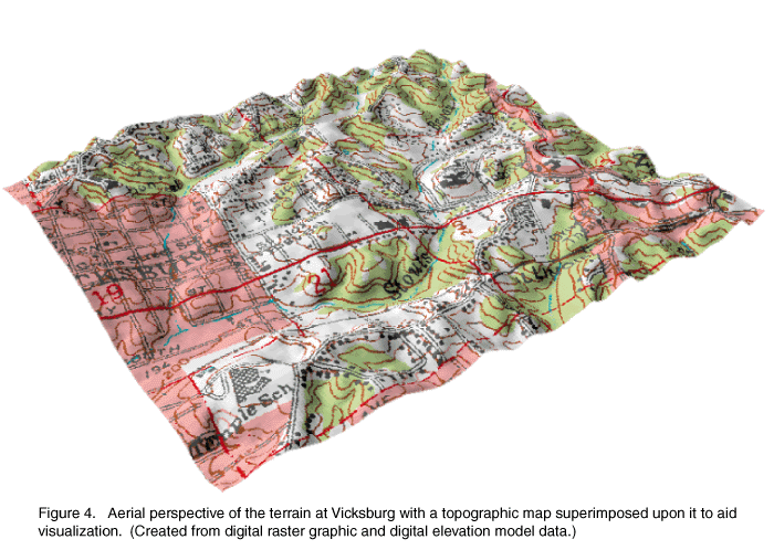 Topographic Map Of Mississippi