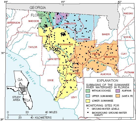 The Suwannee River Basin Pilot Study