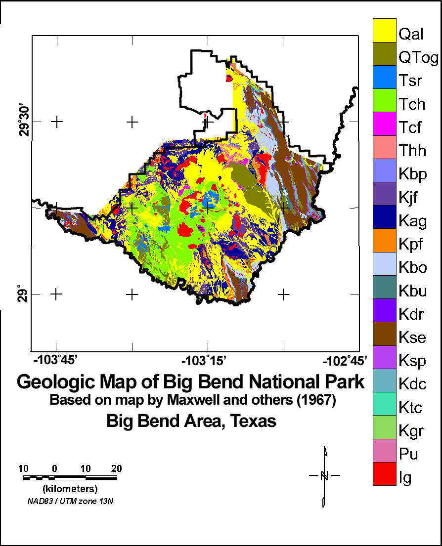 Big Bend National Park Map
