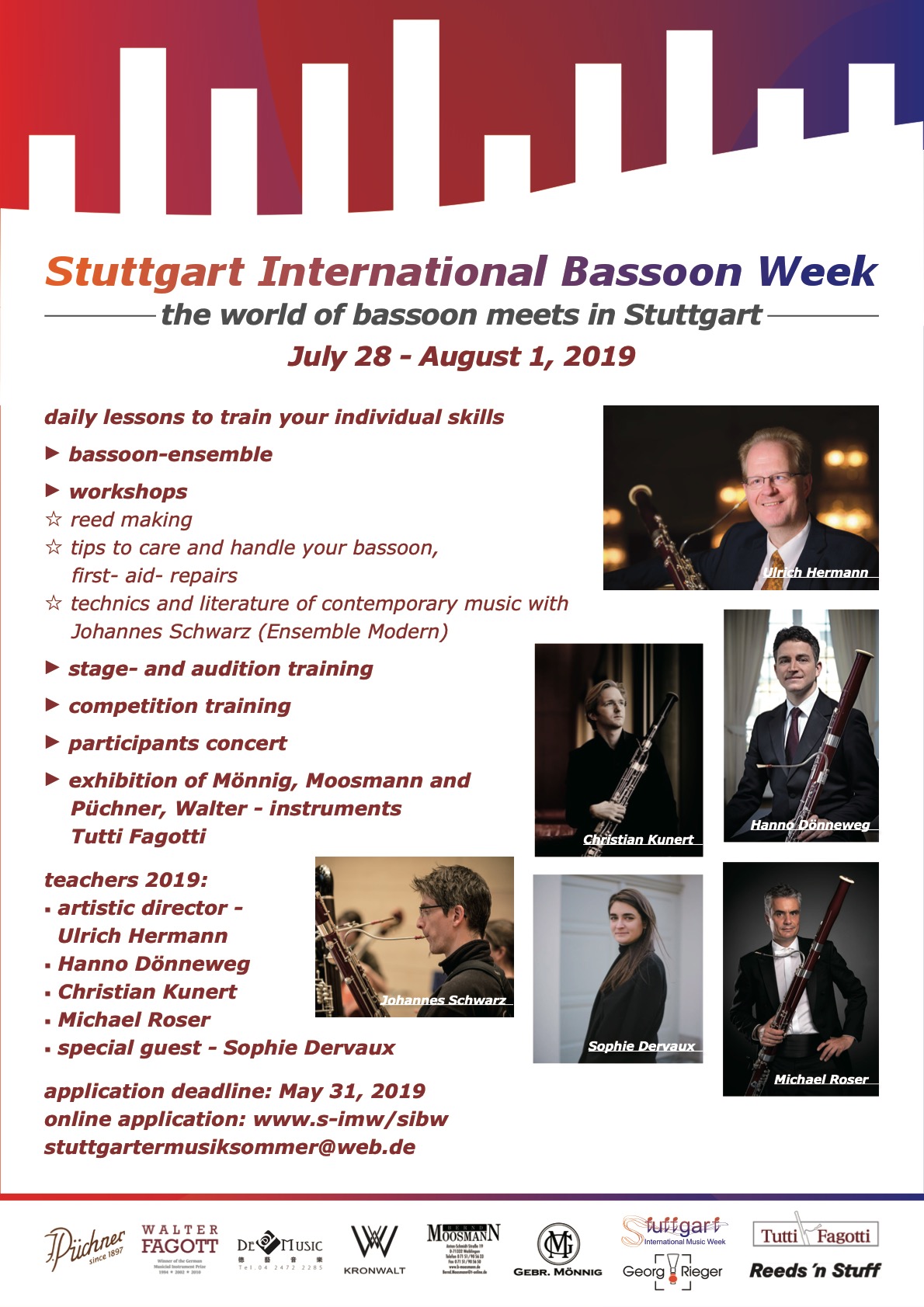 Stuttgart International Bassoon Week J.Püchner Spezial
