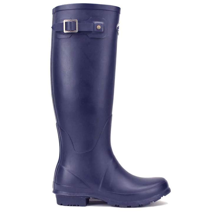 Rockfish Wellies. Tall Matt . Navy CJ Puddy Saddlery
