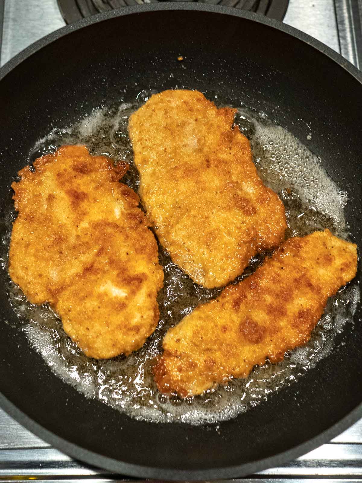 Chicken Schnitzel with Mustard Cream Sauce Pudge Factor