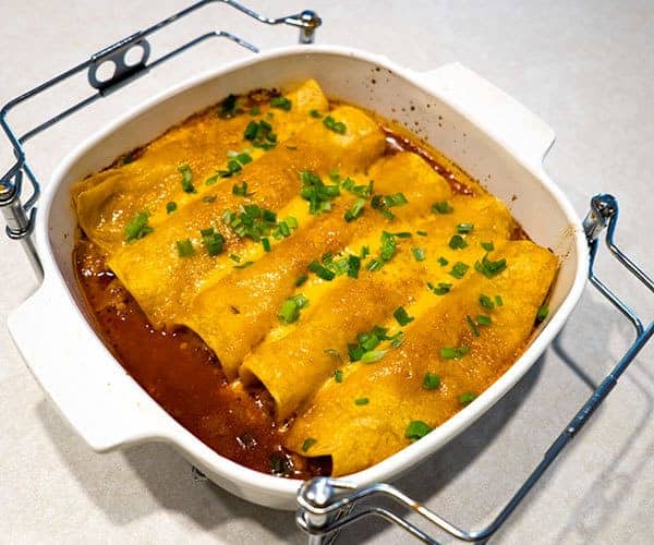 Chicken Enchiladas with Red Chili Sauce The Pudge Factor