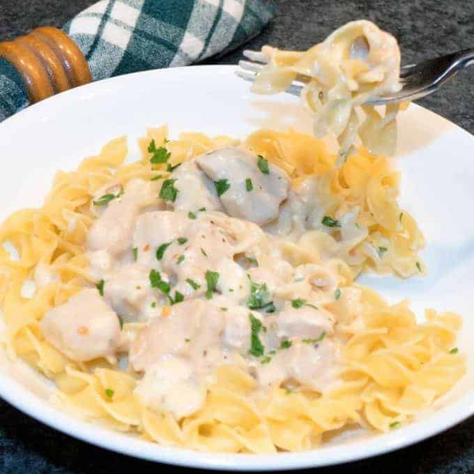 Slow Cooker Chicken Stroganoff Pudge Factor