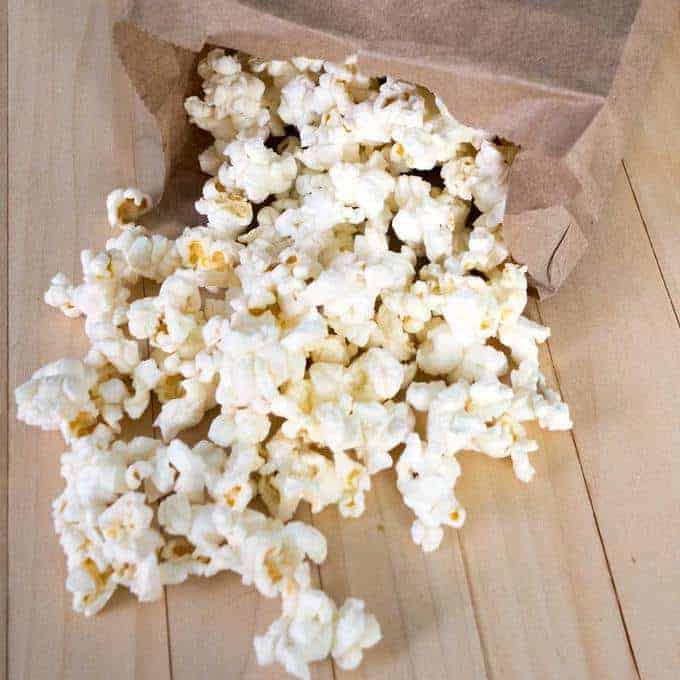 Skinny Microwave Popcorn in Paper Bag Pudge Factor