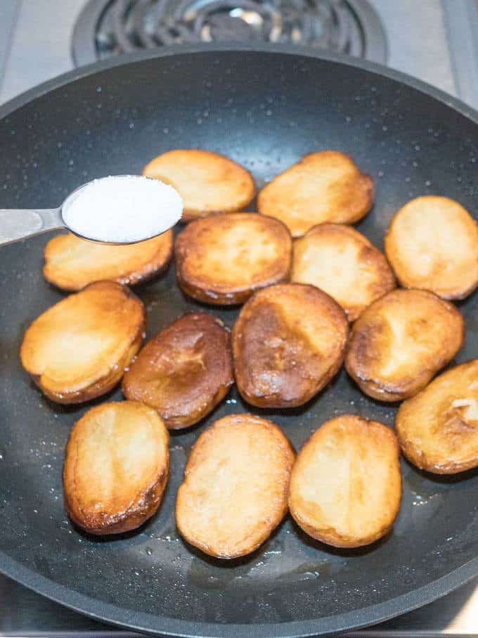 Easy Stove Top Roasted Potatoes The Pudge Factor