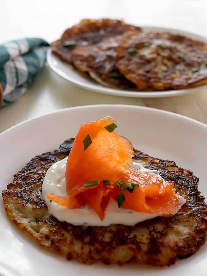 Irish Boxty with Smoked Salmon The Pudge Factor