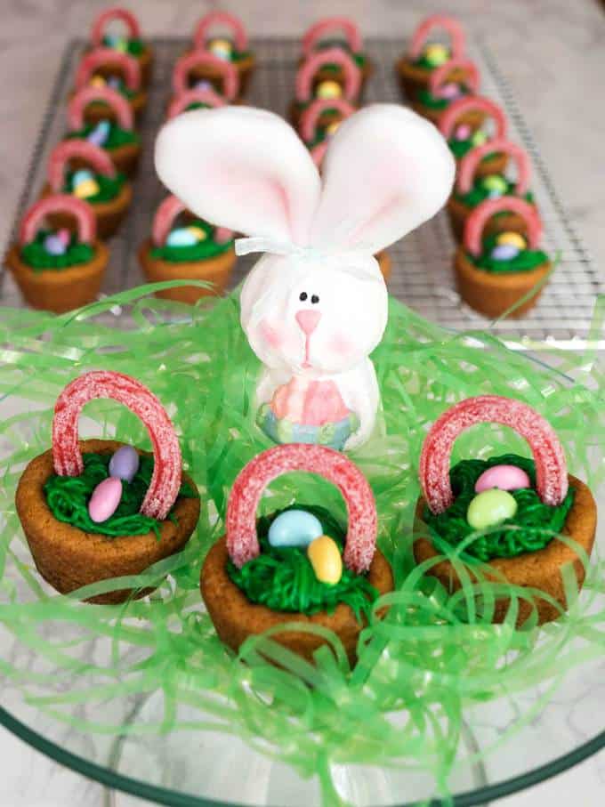 Easy Easter Basket Cookie Cups The Pudge Factor