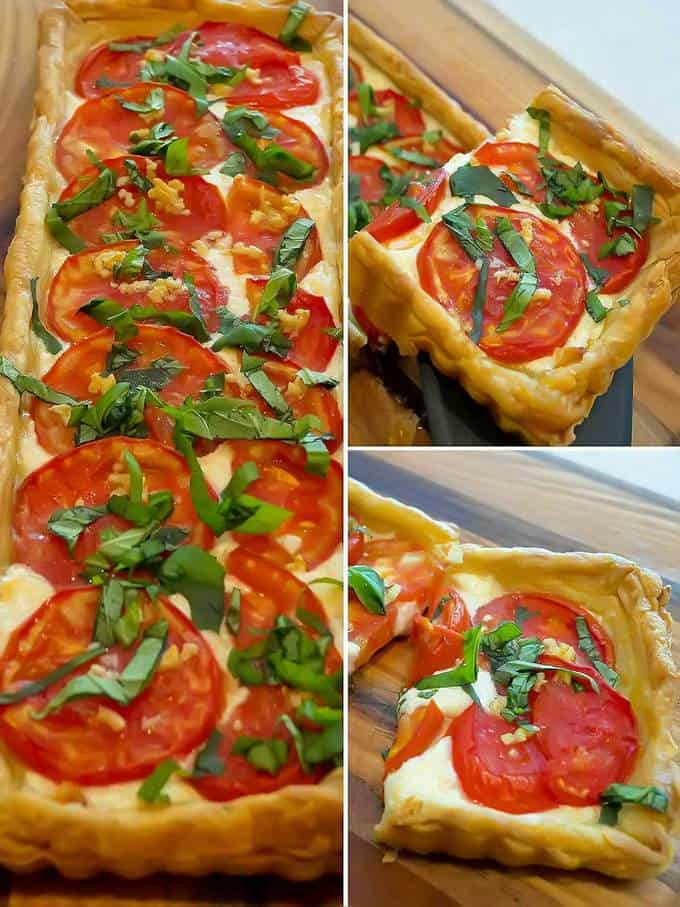 Fresh Tomato Tart in Puff Pastry The Pudge Factor