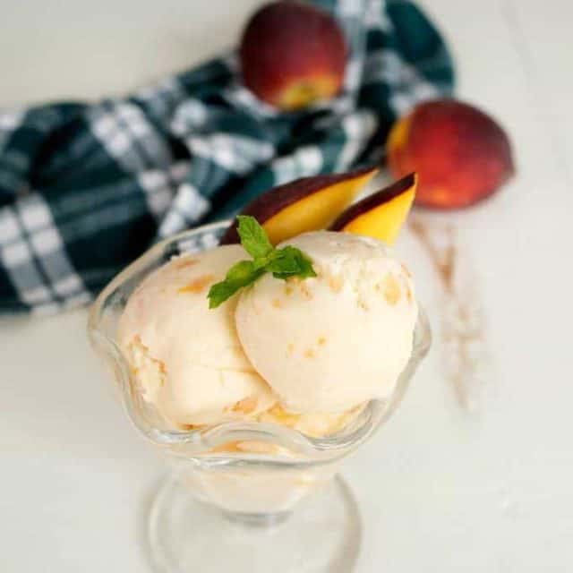 NoEgg Creamy Peach Ice Cream Pudge Factor