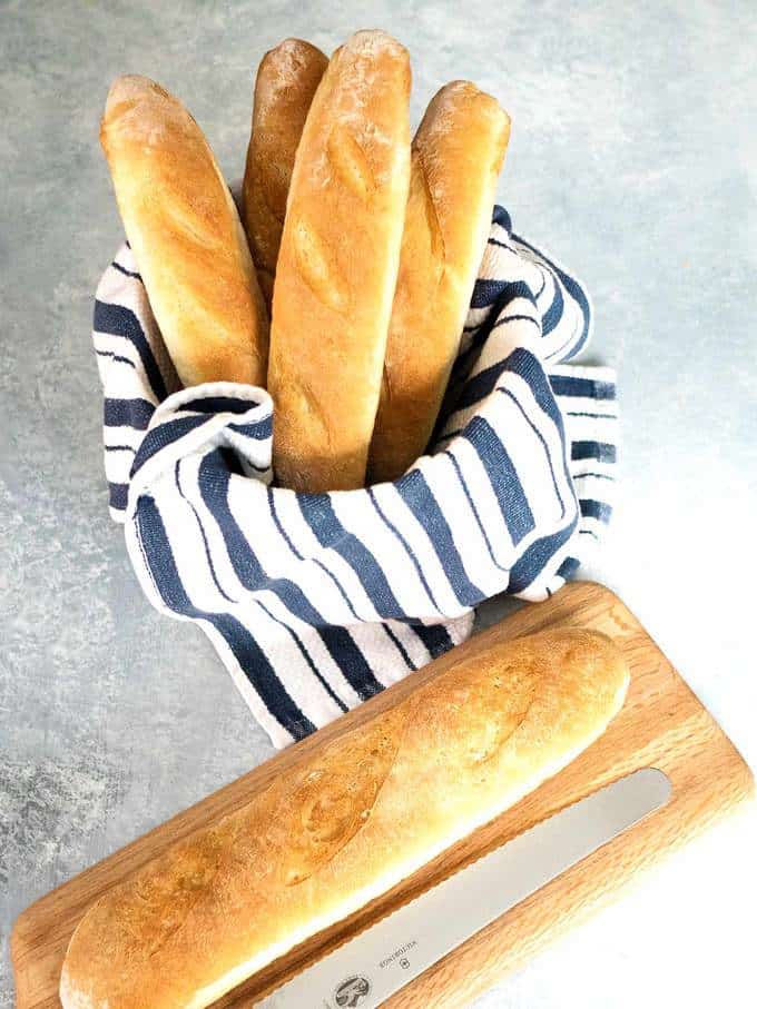 Crusty French Bread (Bread Machine) Pudge Factor