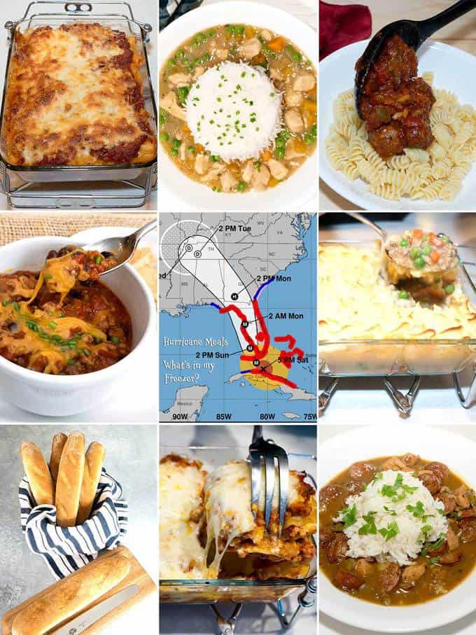 Hurricane Meals What's In My Freezer? The Pudge Factor