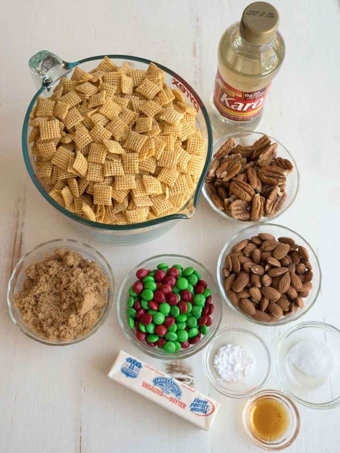 Holiday Caramel Chex Mix - Pudge Factor