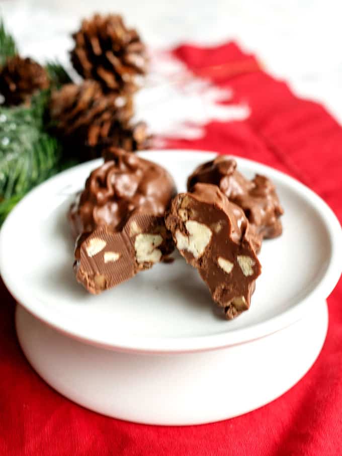 Chocolate Pecan Toffee Clusters Pudge Factor