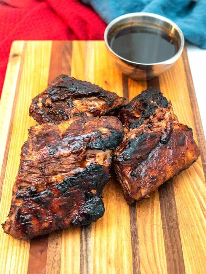 Sous Vide Baby Back Ribs with Balsamic Honey Barbecue Sauce Pudge Factor