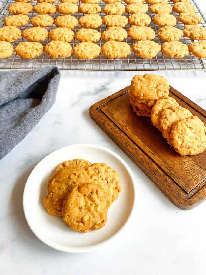 Crispy Crunchy Southern Cheese Wafers Perfect Crackers Pudge Factor