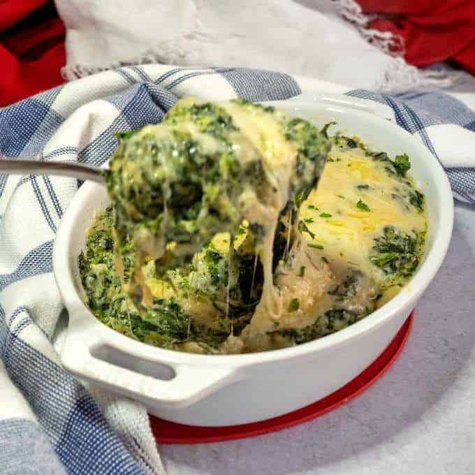 Spinach Gratin Pudge Factor