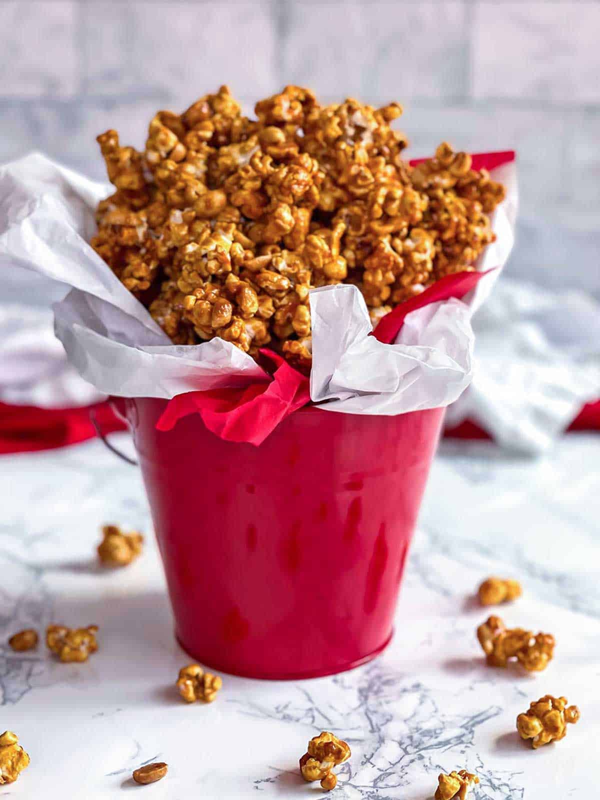 Old Fashioned Homemade Caramel Corn (Sweet and Crunchy) Pudge Factor