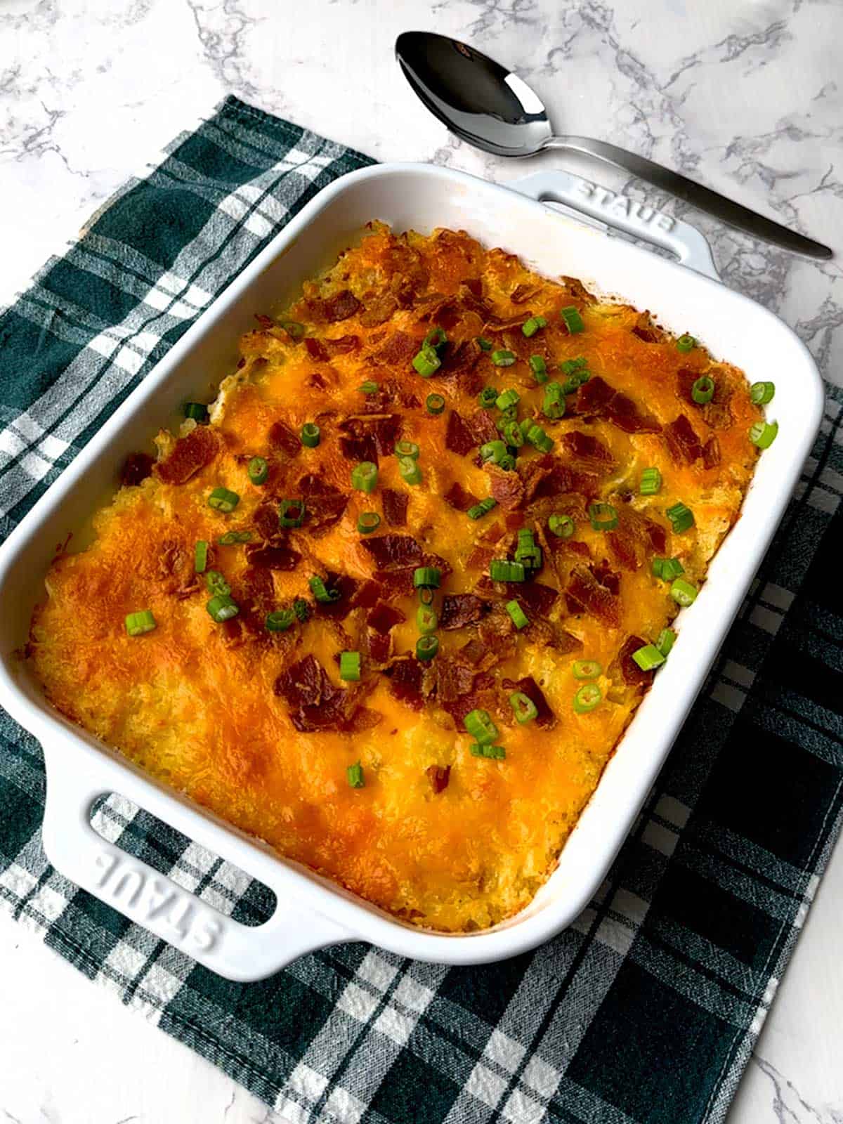 Easy MakeAhead Loaded Potato Casserole Pudge Factor