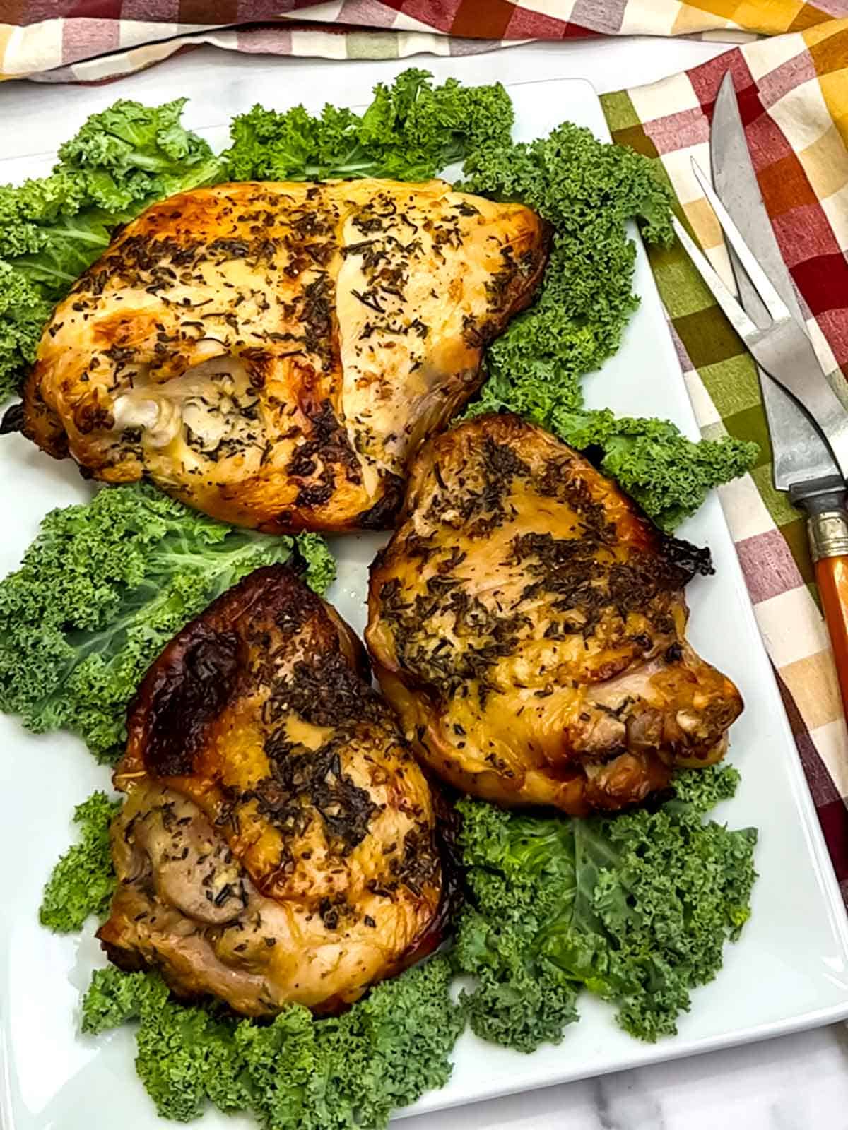 Brined & Roasted Turkey Breast and Thighs Pudge Factor