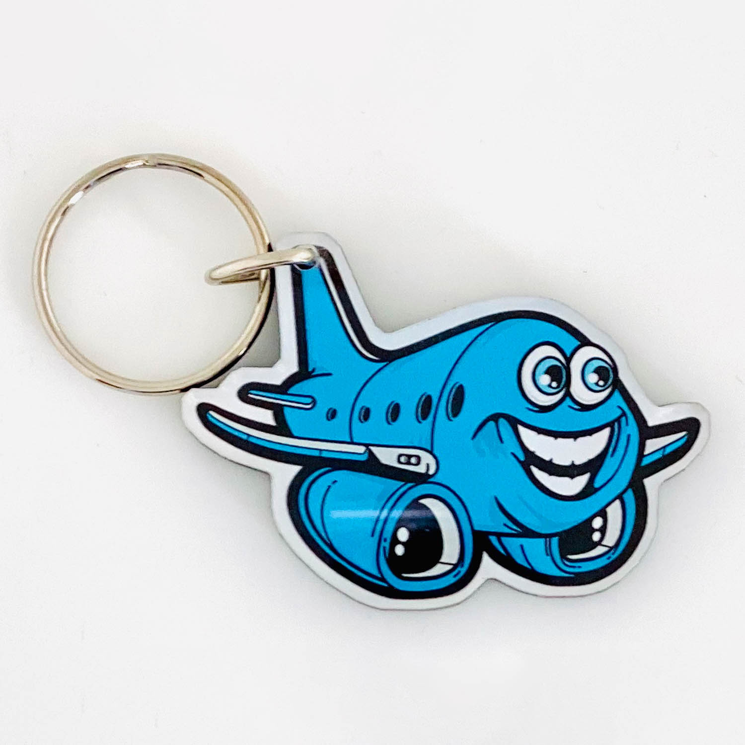 Boy Pudgy Plane® Keychain Pudgy Plane