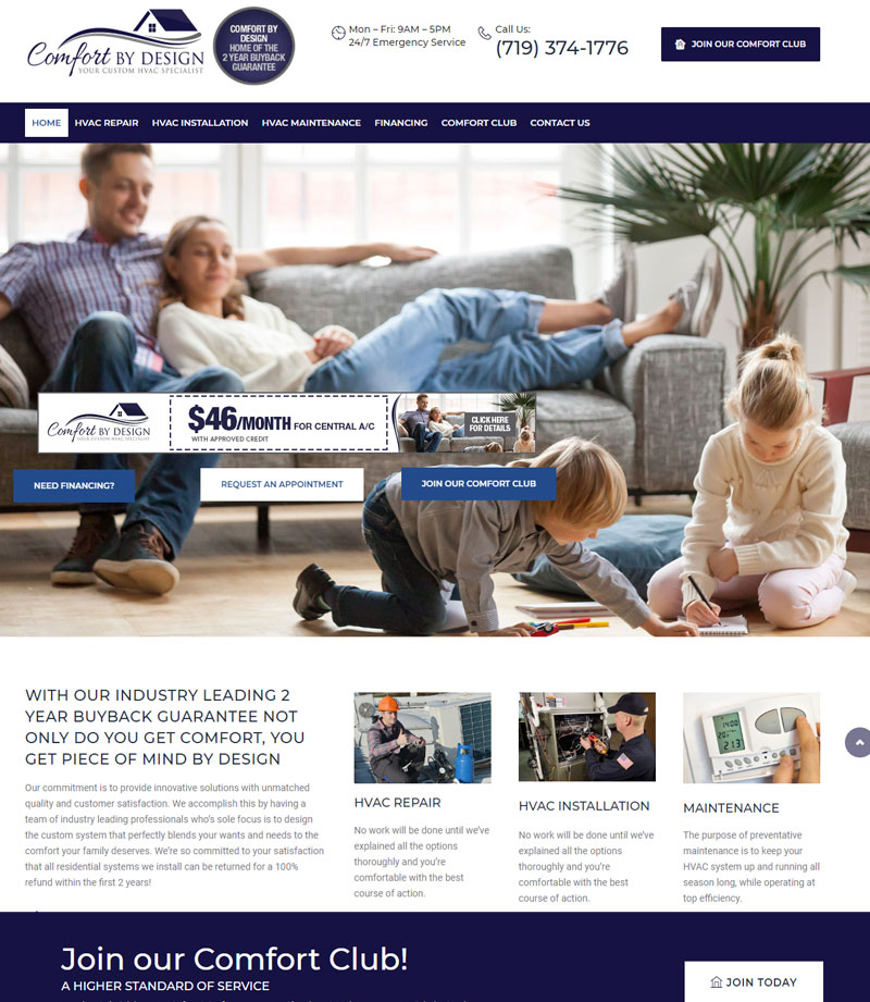 Pueblo site Design, Hosting, and Support