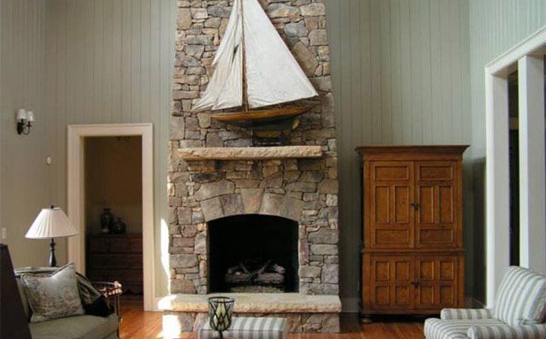 Como hacer fácilmente una chimenea de piedra