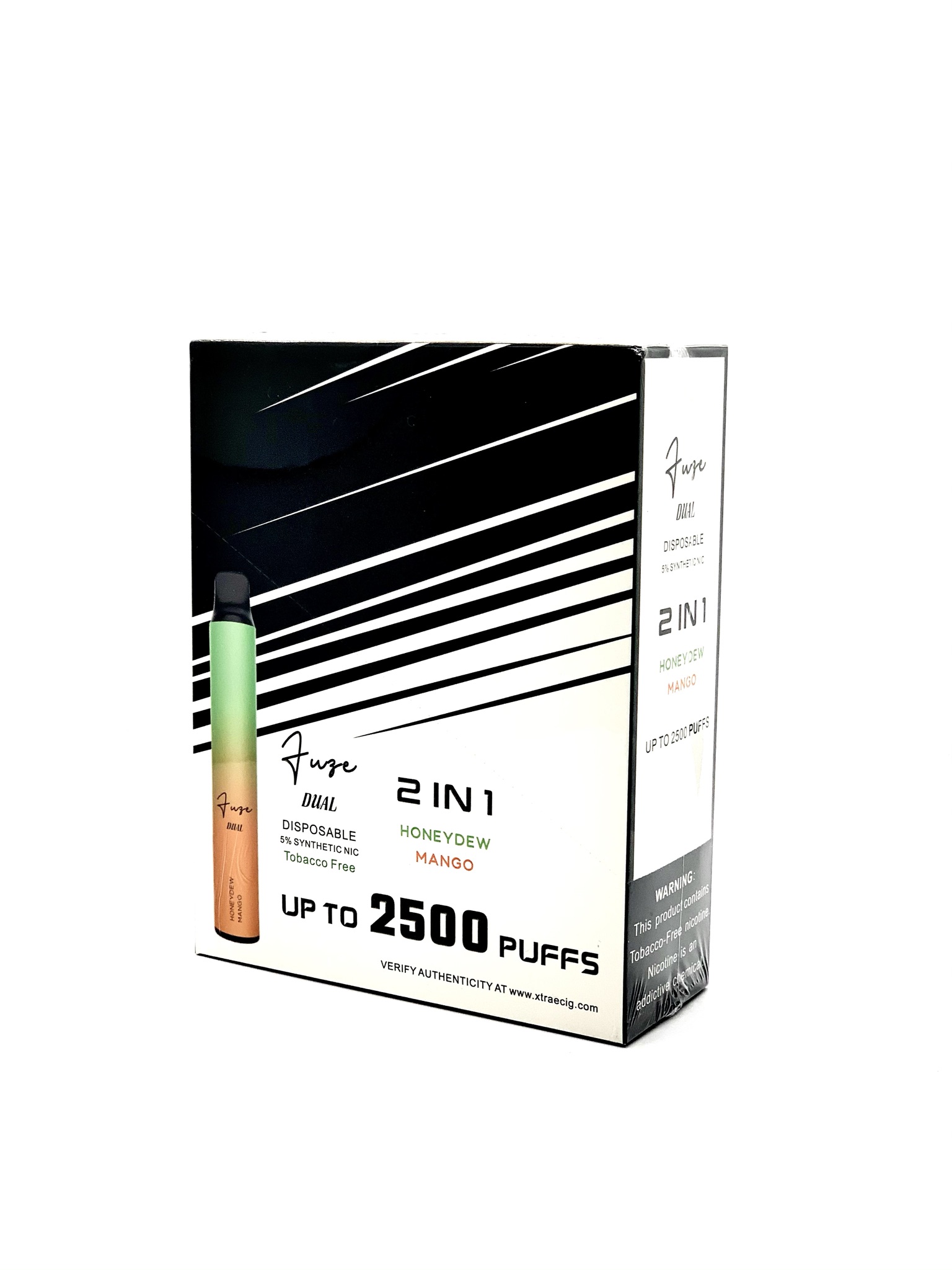 Fuze Dual 2 in 1 Honeydew / Mango Disposable Vape Puffholic Vape