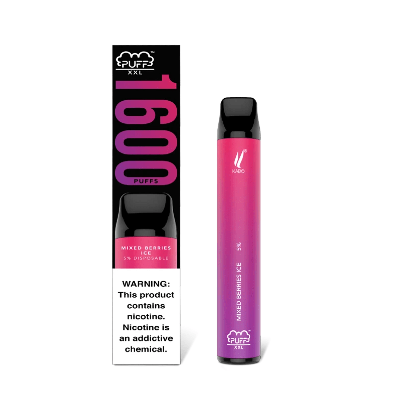Puff XXL Mixed Berry Ice Disposable Vape Puffholic Vape