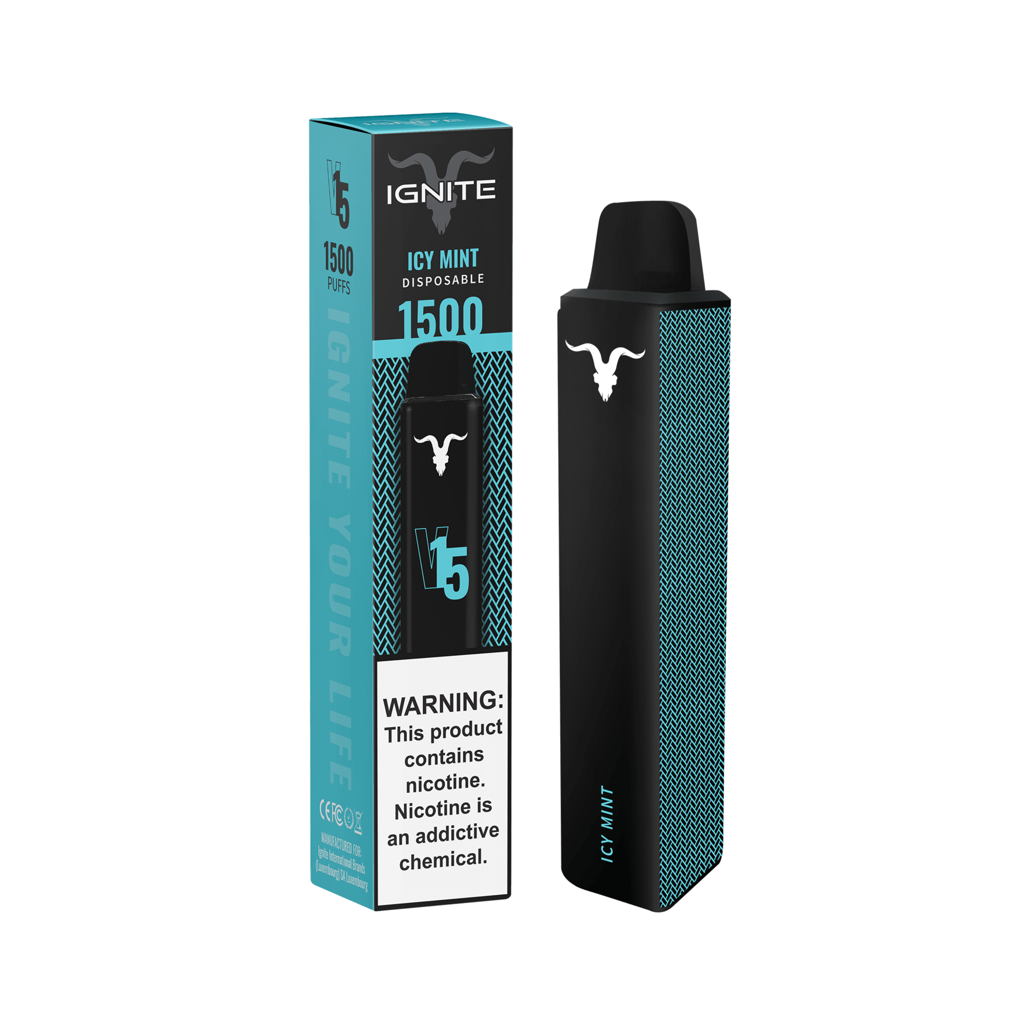 Ignite V15 Icy Mint Disposable Vape Puffholic Vape