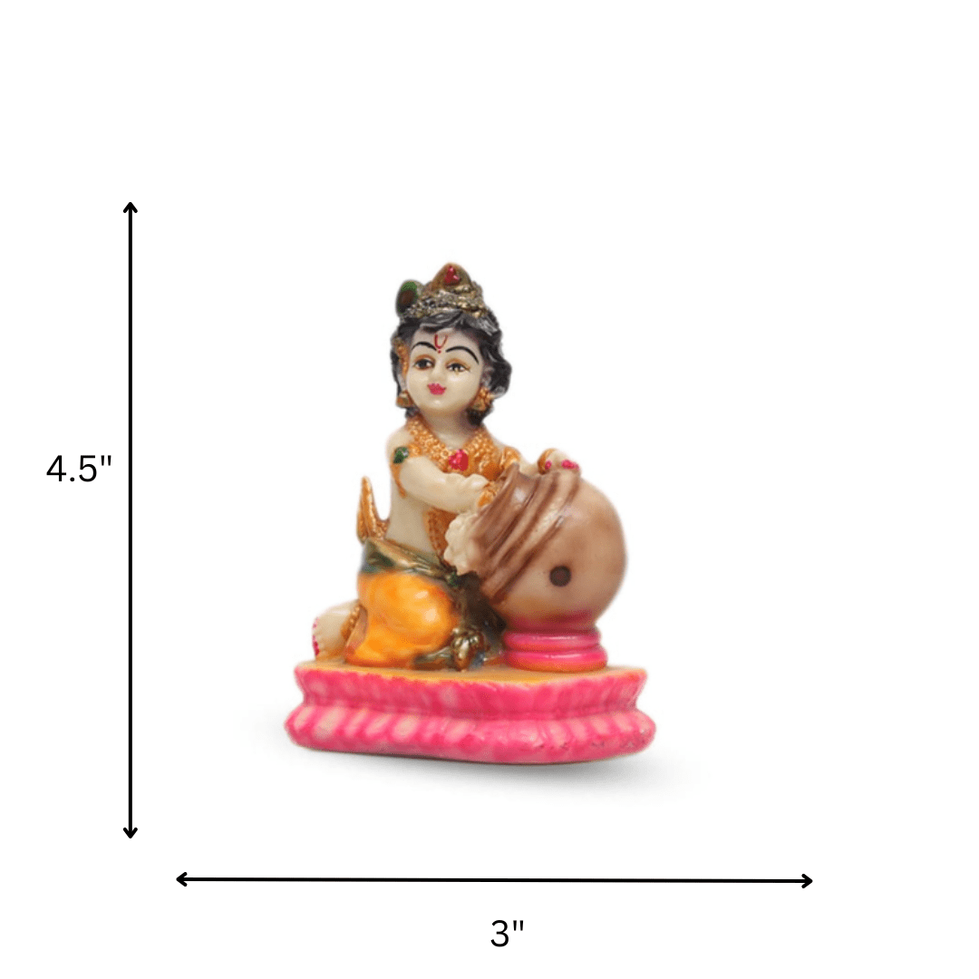 krishna laddu Gopal fiber statue