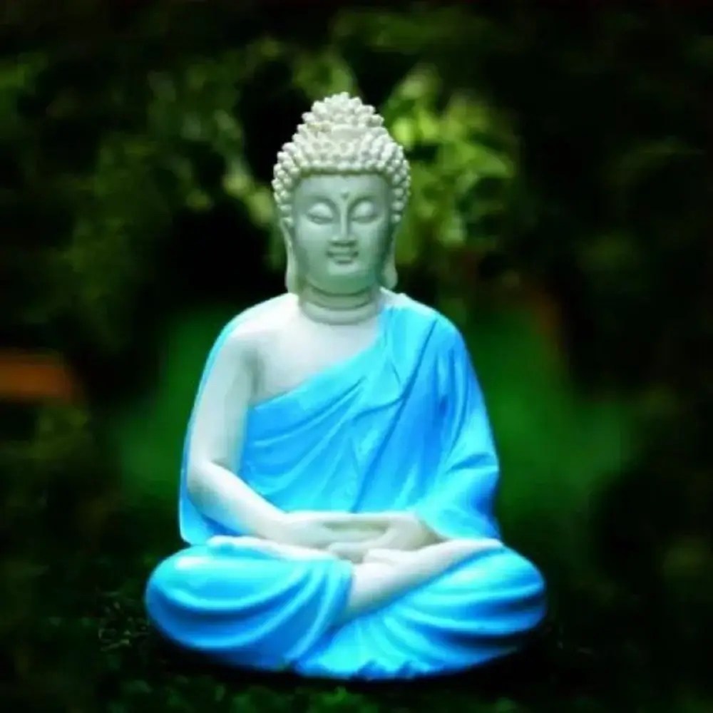 Blue Buddha Statue PujaSamagriWala