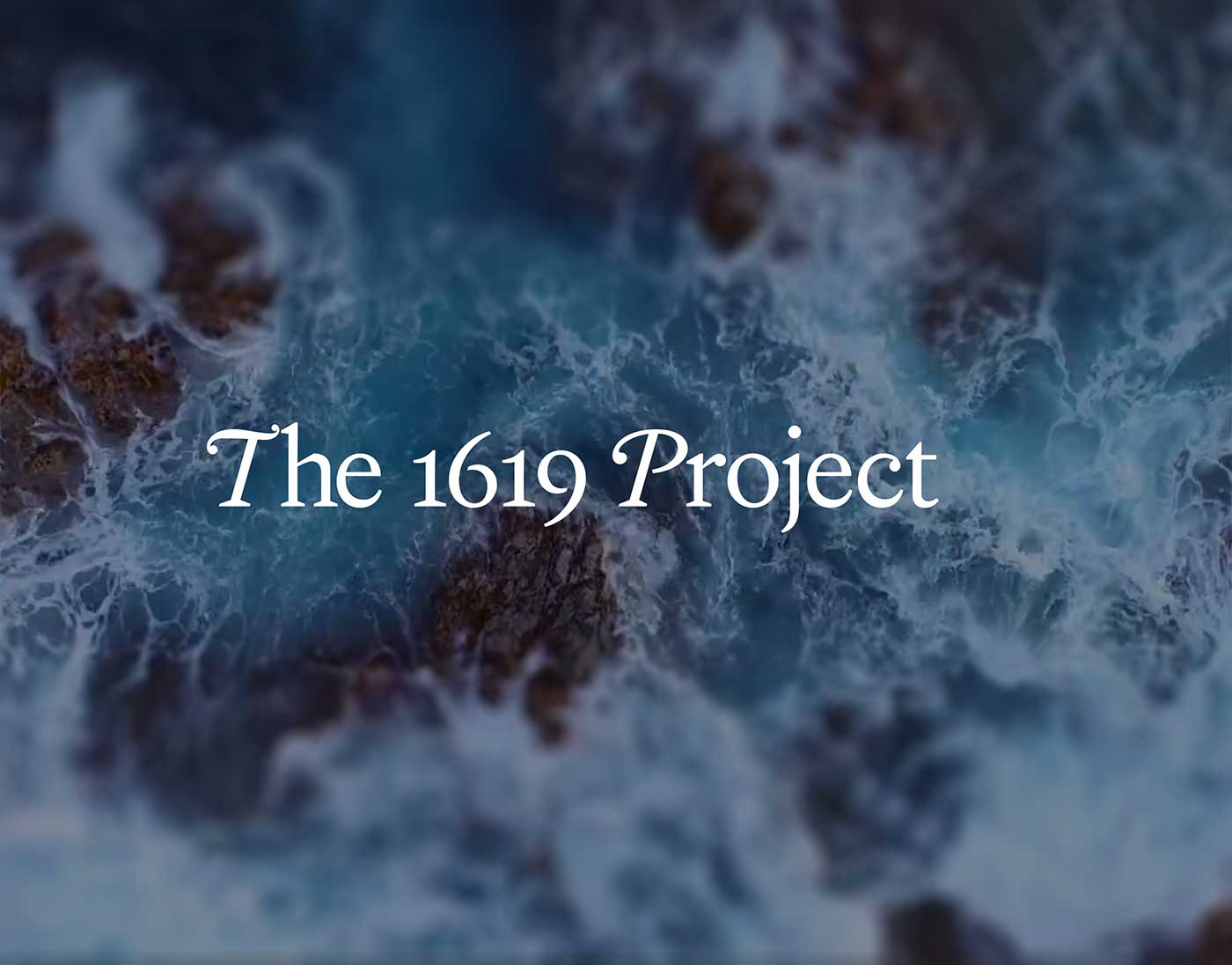 The 1619 Project and Why Black History Matters Pulitzer Center
